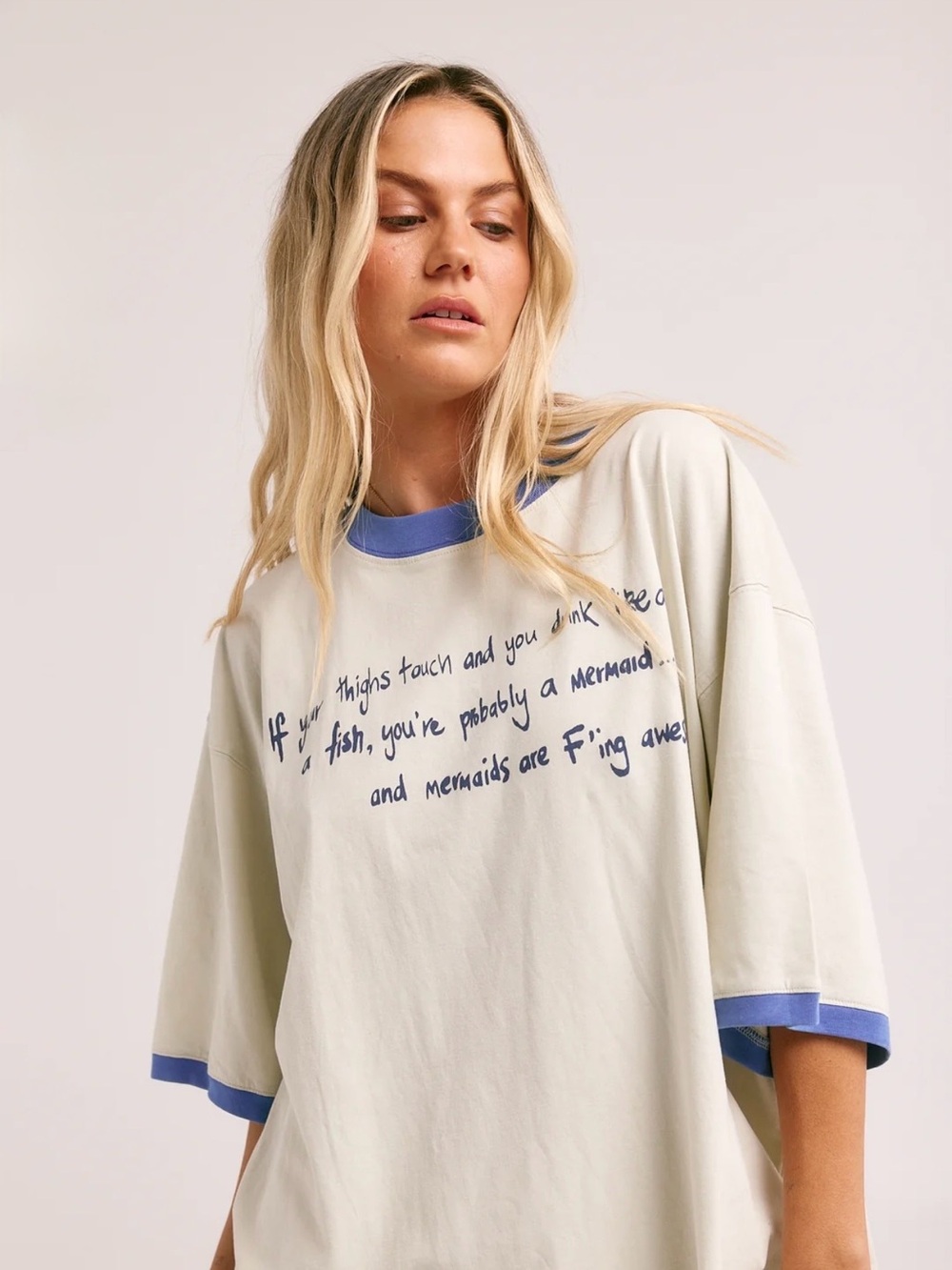 The Very Oversized Drunken Mermaid Tee